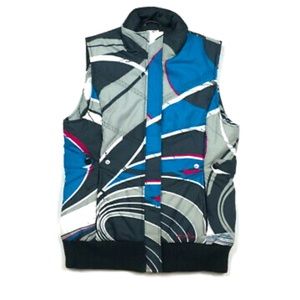 OAKLEY Wild Abstract Print Puffer Vest